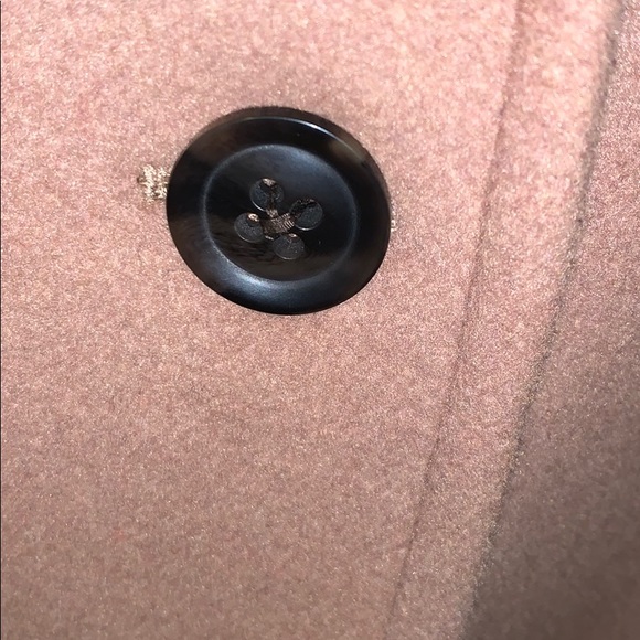 ONLY WORN ONCE tan warm pea coat - Picture 3 of 5